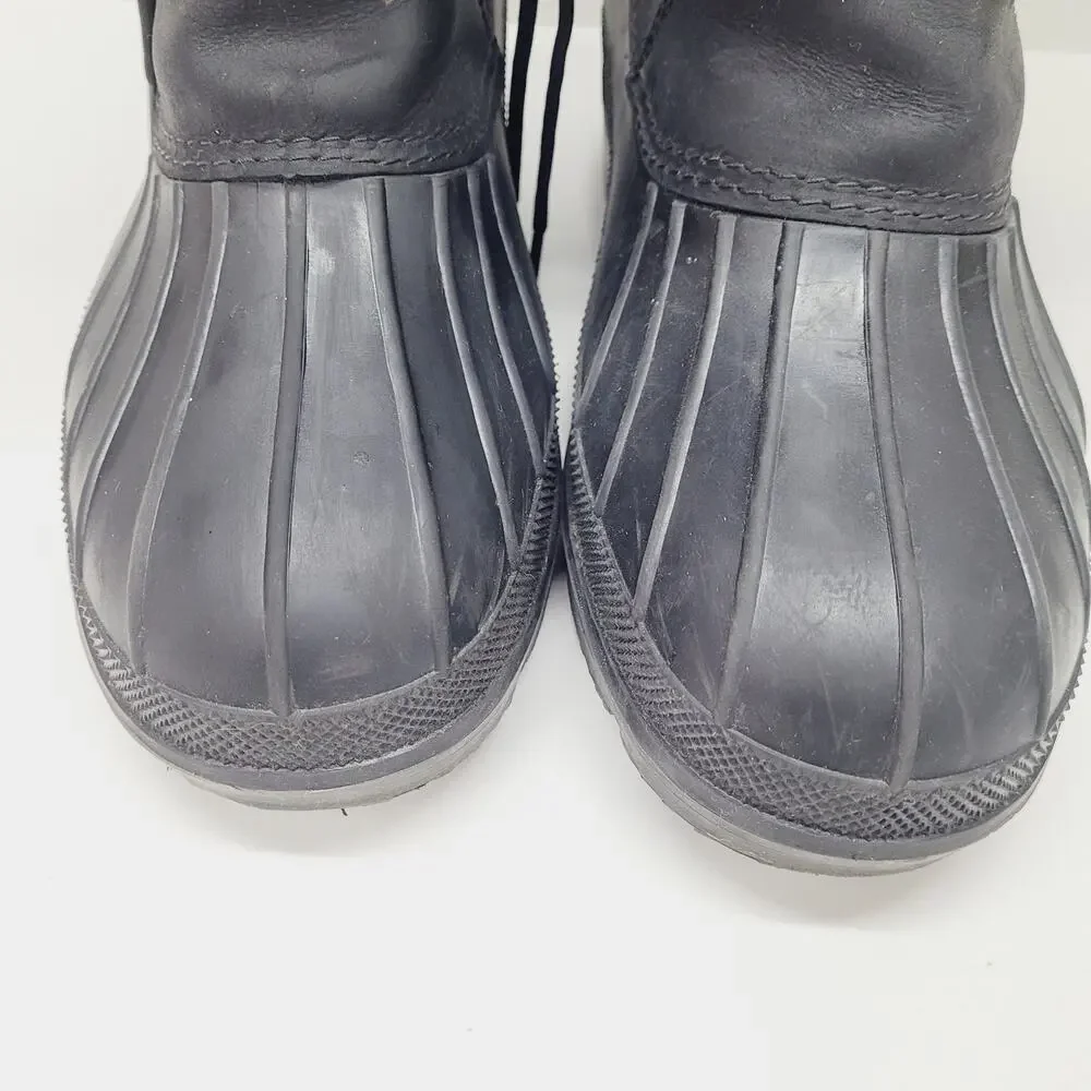 Women's Baffin Cambrian Snow Winter Boots Black Size 8 Made in Canada